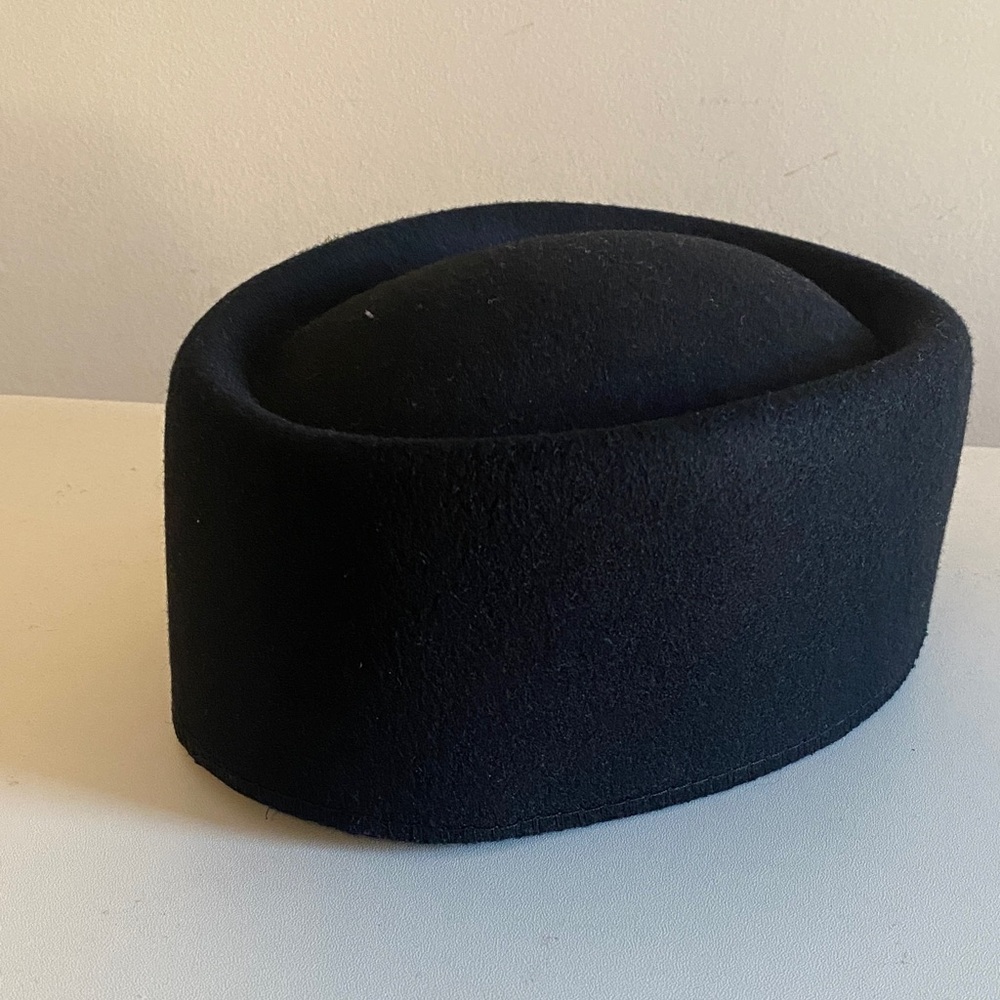 Classic Black Pillbox Hat
